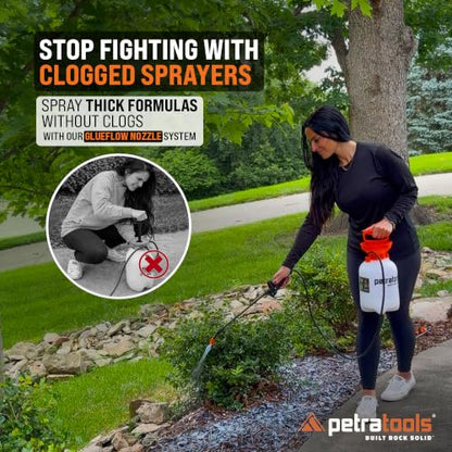 PetraTools LOCKSCAPE Mulch Glue Sprayer 1 Gal - Standard Kit (HD101)