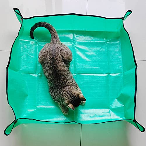 39.4" x 39.4" Extra Large Plant Repotting Mat, Waterproof Repotting Tray for Indoor Plants Potting Soil, Gardening Tray Mat, Portable Potting Tray Soil Mat for Indoor House Plants Succulents Orchid - size: Extra Large 39.4 x 39.4"