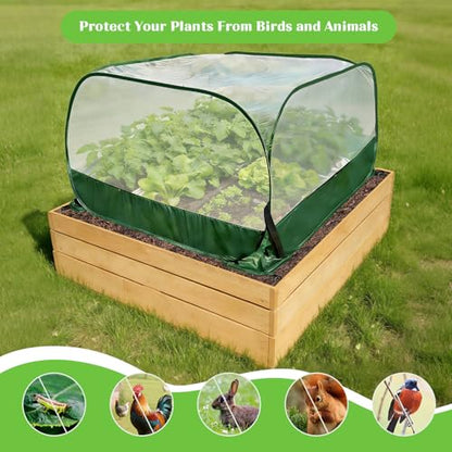 40"x40"x20" Pop Up Garden Mesh Plant Cover-Foldable Mesh Plant Protector - size: 1pcs