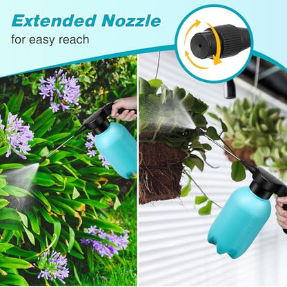 0.5 Gallon Electric Spray Bottle Plant Mister Blue Style - style: Blue Style