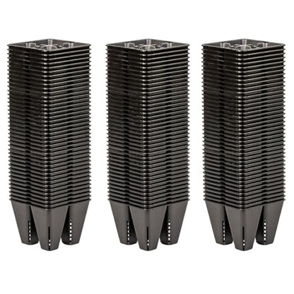 Bootstrap Farmer 4 Cell Inserts for 1020 Trays, 120 Pack | Black Heavy-Duty Seed Starting Plugs with Air Prune Slits | Made in USA - color: Black, size: 120-pack