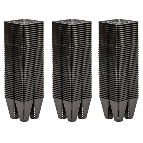 Bootstrap Farmer 4 Cell Inserts for 1020 Trays, 120 Pack | Black Heavy-Duty Seed Starting Plugs with Air Prune Slits | Made in USA - color: Black, size: 120-pack