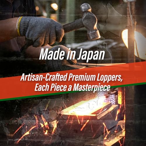 SUIZAN Anvil Hand Loppers 18" - Japanese Branch Cutter Garden Tree Trimmer - style: Anvil Loppers 18 Inch (465mm)