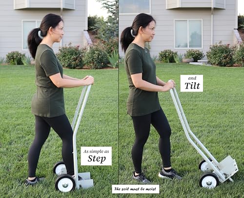 Core Lawn Aerator V4 Kit, 4.5 in Tines, Container - size: Extra Long Coring Tines with Container