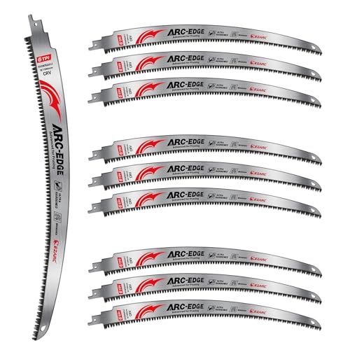 EZARC Arc Edge Reciprocating Saw Blades, 15-Inch 6TPI for Pruning, 10-Pack - size: 15 Inch