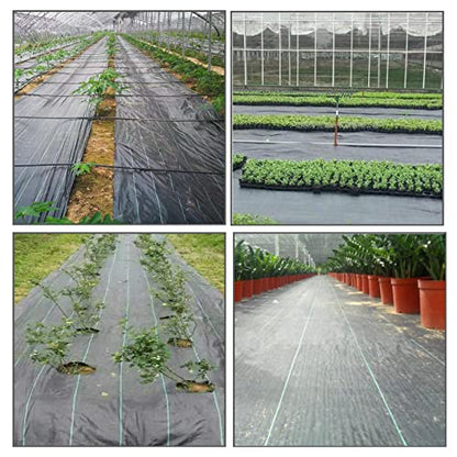 Weed Barrier Fabric Planting Cover - 6 x 150 FT Heavy Duty Landscape Fabric Ground Cover Block for Outdoor Planting - size: 6 x 150 FT