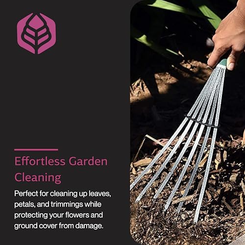 Yard Butler Terra Garden Hand Whisk Rake, Rust-Resistant - style: Rake