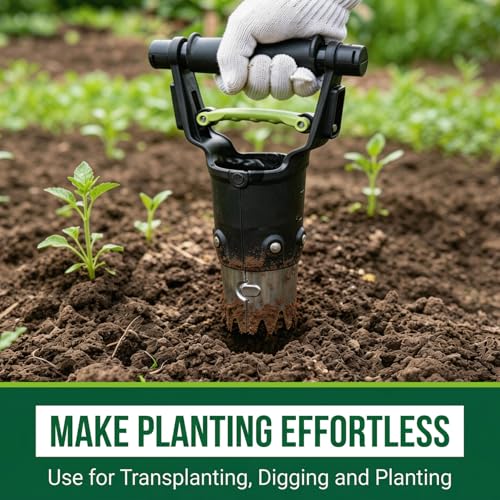 Garden Bulb Planter Tool 1-5 Inch Depth
