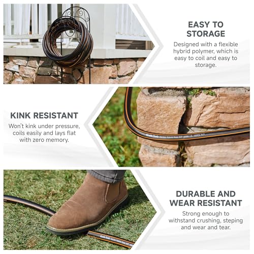 Giraffe Tools Garden Hose 5/8", 5ft Male to Female - size: 5ft Male to Female Hose