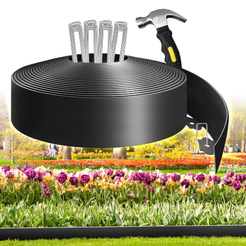 Kryonix 3 in x 100 ft Landscape Edging with Stakes - size: 3IN x 100FT