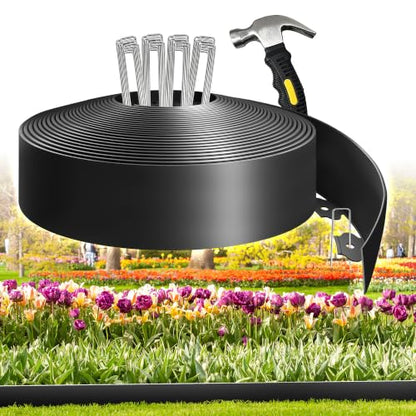 Kryonix 3 in x 100 ft Landscape Edging with Stakes - size: 3IN x 100FT