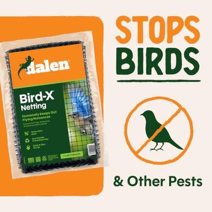 Dalen Bird-X Protective Mesh Netting for Fruit Trees & Berries, 7 x 20 ft - size: 7' x 20'