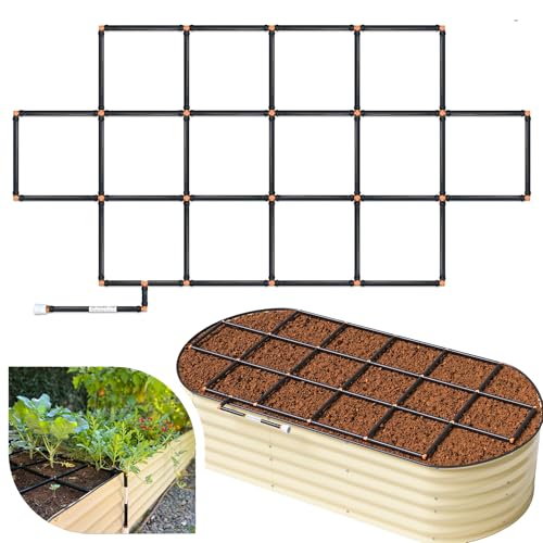 Garden Grid 3x6 | Watering System for Raised Garden Bed | Cornerless - size: 3x6, style: Cornerless