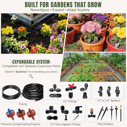 40PCS Push-to-Fit Drip Irrigation Mister Emitters for 1/4" Irrigation Tubing, Copper 360° Adjustable Bendable Atomizing Nozzles with T-Connectors,Micro Spray Nozzles for Garden Greenhouse Agricultural - size: 40PCS 360° Bendable Misting Copper Nozzles