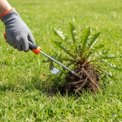Weed Puller Tool, Portable Rubber-Handled Garden Tools, Four-Tined Weeding Tool, Uprooting Weeding Tools, Crevice Weeder, Yard Weed Tools and Weed Removal Tool (style2) - style: style2