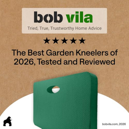 GORILLA GRIP® Extra Thick Foam Kneeling Pad for Gardening, 17.5x11 Grass - color: Grass