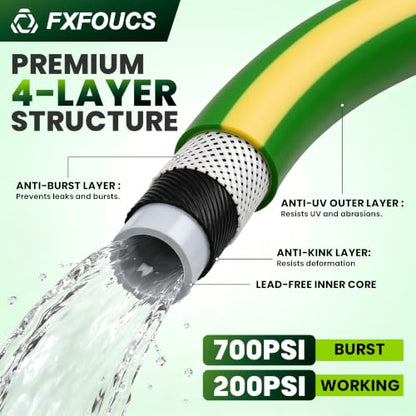 Garden Hose 10ft x 5/8", Heavy Duty Water Hose, Kink Resistant - color: Green, size: 10FT