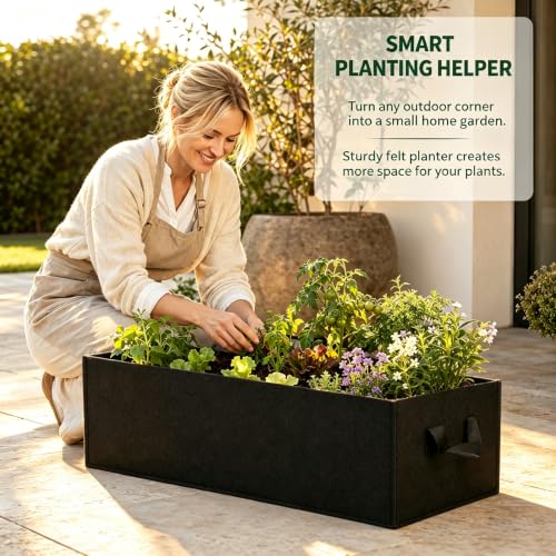 Plant Grow Bags,Thick & Breathable Fabric Plant with Handles for Vegetable