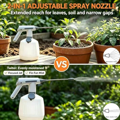 Electric Spray Bottle，2 Spray Modes Removable Wand
