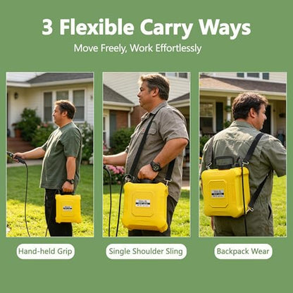 Battery Powered Sprayer 2 Gallon Electric Garden Sprayer for Plants & Weeds