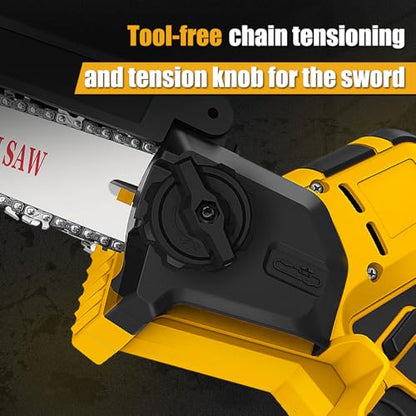 2-in-1 6" Pole Saw for Dewalt 20V MAX Battery 8.5 FT Extension