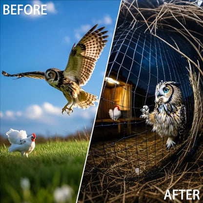 30 x 50 FT Bird Netting for Garden, 1" Square Mesh Size Heavy Duty Nylon Chicken Coop Netting for Blueberry Bushes, Fruit Trees and Vegetable Against Birds, Deer, Squirrels (30X50FT) - size: 30X50FT