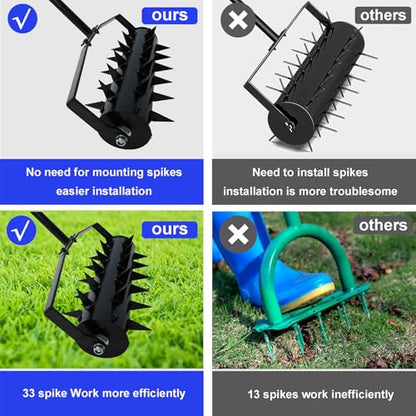 Wechoice Rolling Lawn Aerator