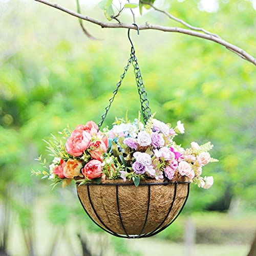 4PCS Coco Liner for Hanging Basket - 10 Inch Round - 100% Natural Planter Liner Replacement - color: 4pcs, size: 10inch