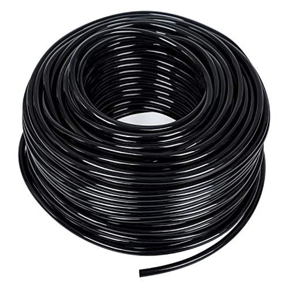 MIXC 200FT 1/4" Irrigation Tubing, 0.27" OD x 0.15" ID Drip Irrigation Hose - size: 200FT
