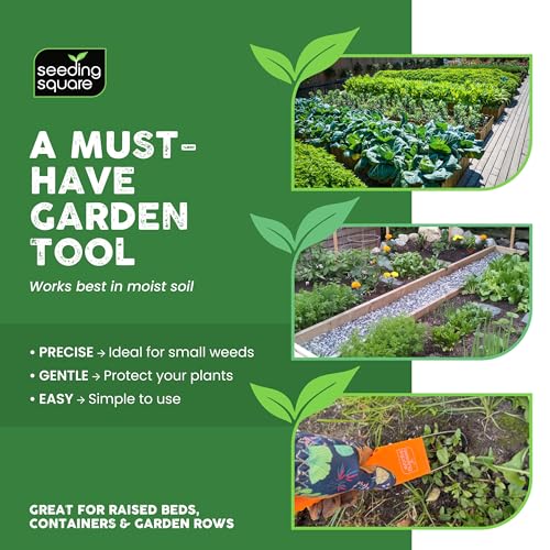 Handheld Weed Puller Tool for Vegetable Garden and Flower Bed Weeding Tools