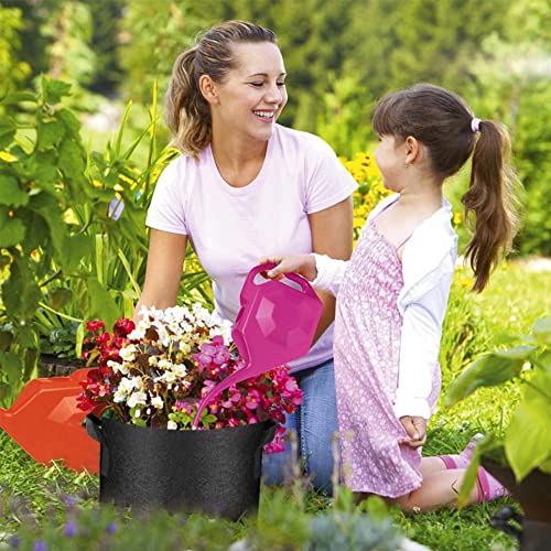 50 Pack 10 Gallon Grow Bags Bulk, Heavy Duty Thickened Fabric Pots Nonwoven Plant Bags with Handles, Breathable Plant Growing Containers Bags for Nursery Garden Fruit Vegetable Flower