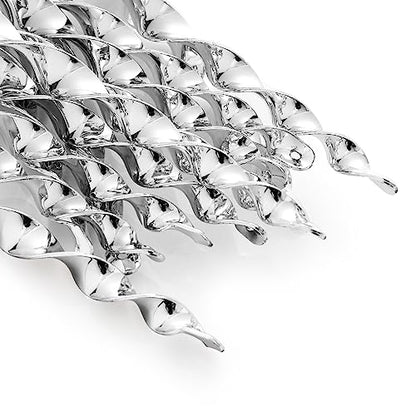 OFFO Large Bird Scarer Rods, 15.7 in (30 PCS) Reflective Bird Device Outdoor Bird Scarer to Keep Pigeon and Woodpecker Away from Garden or Yard, Silver - color: Silver