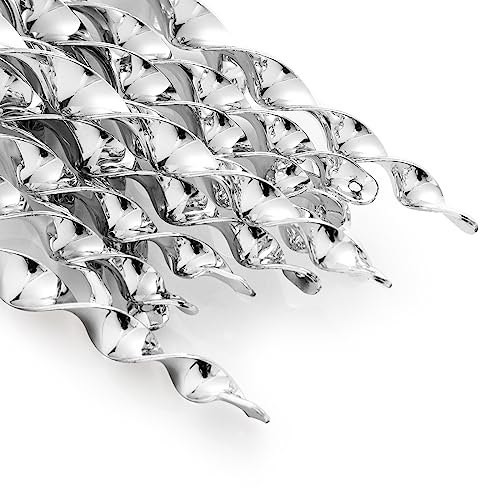 OFFO Large Bird Scarer Rods, 15.7 in (30 PCS) Reflective Bird Device Outdoor Bird Scarer to Keep Pigeon and Woodpecker Away from Garden or Yard, Silver - color: Silver