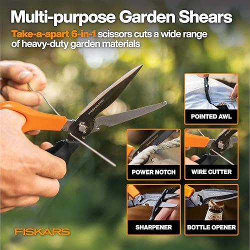 Fiskars 6-Piece Indoor DIY and Outdoor Gardening Home Essentials Tool Set - style: Home Tool Gift Set