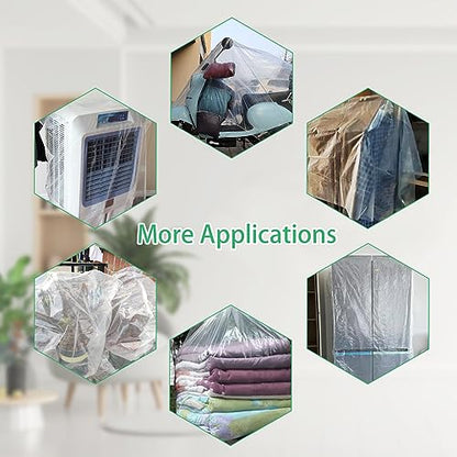 ANPHSIN 2Pcs 71"x83" Extra Large Winter Plant Cover Freeze Protection - size: 83"H, 71" Opening