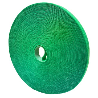 Garden Tie Green Tape, Plant Supports, Gentle On Plants (65.6ft × 0.6 inch, 1 roll, Green) - size: 65.6ft