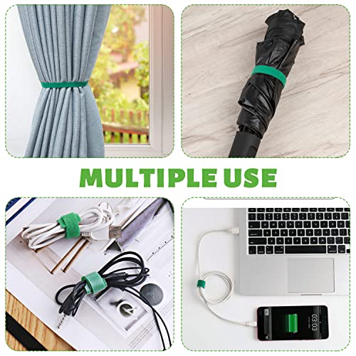 Plant Tape, 6 Roll 196 Ft Green Garden Tape, Adjustable Twist Ties for Plants Support 1/2", Reusable Garden Ties for Climbing Plants, Gardening Tape for Outdoor Indoor Plants - size: 6 Roll,196Ft