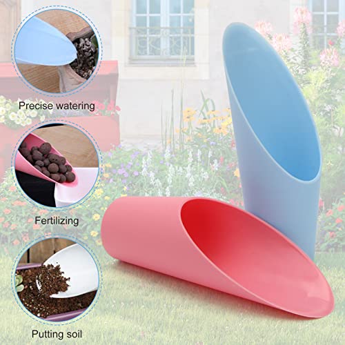 Coitak Bonsai Soil Scoops, 5 PCS Plastic Garden Soil Scoops