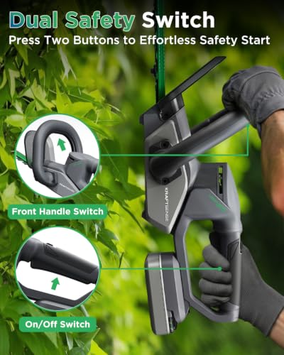 22-Inch 20V Brushless Cordless Dual-Action Hedge Trimmer