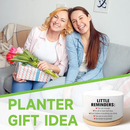 Office Desk Shelf Decor, Funny Succulent Plant Pot (Plants Not Included) - style: Office-Little reminder