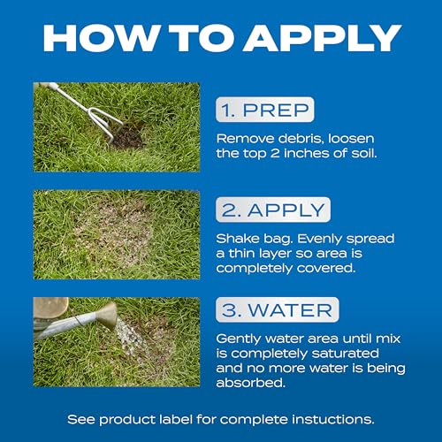 Scotts PatchMaster Lawn Repair Mix Sun + Shade Mix - Combination Grass Seed, Grass Fertilizer, and Mulch, Lawn Patch Repair, Covers Up to 140 sq. ft., 4.75 lb. (Pack of 8) - size: 4.75 lb (Pack of 8)
