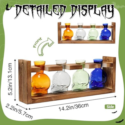 Plant Propagation Stations Halloween Skull Plant Terrarium Kit - color: Color011