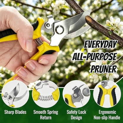 8 Piece Gardening Tool Set Stainless Steel Garden Plant Kits
