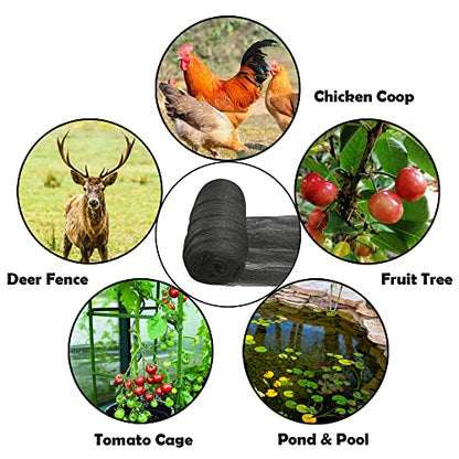 Bird Netting 20x30 Ft, 1/2In Mesh Garden Bird Netting, Fruit Tree Netting - size: 20x30ft-1/2in mesh