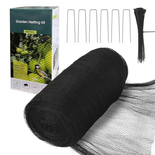 Bird Netting for Garden Protection, 13 x 40FT Anti Bird Mesh Garden Netting - size: 13 x 40 FT