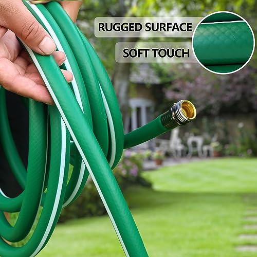 Short Garden Hose 6ft – Hybird Water Hose Leader - Small Hose Extender, Heavy Duty Hose Extension for Lawn Watering, Car Washing - Burst 500 Psi (Green, 6 FT) - size: 6 FT