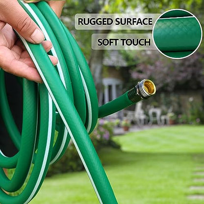 Short Garden Hose 6ft – Hybird Water Hose Leader - Small Hose Extender, Heavy Duty Hose Extension for Lawn Watering, Car Washing - Burst 500 Psi (Green, 6 FT) - size: 6 FT