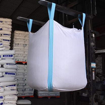 FIBC Bulk Bags 10-Pack, 35x35x43 in, 3300 lb Woven PP