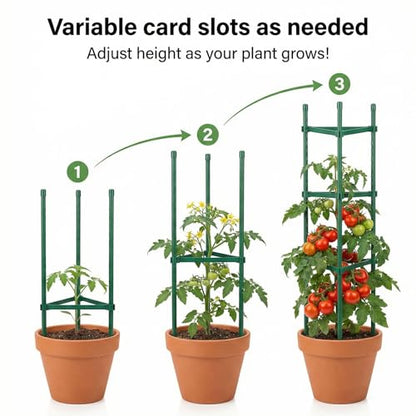 100pcs Garden Stakes Arms for Tomato Cage, 11mm, No Stake - size: 11mm/0.43inch