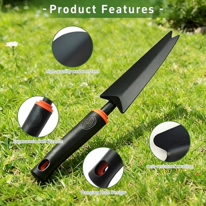 Garden Trowel, Portable Garden Weeder Tool, Gardening Trowel for Vegetable Gardening Backyard Farm Planting(Black Shovel) - color: Black Shovel